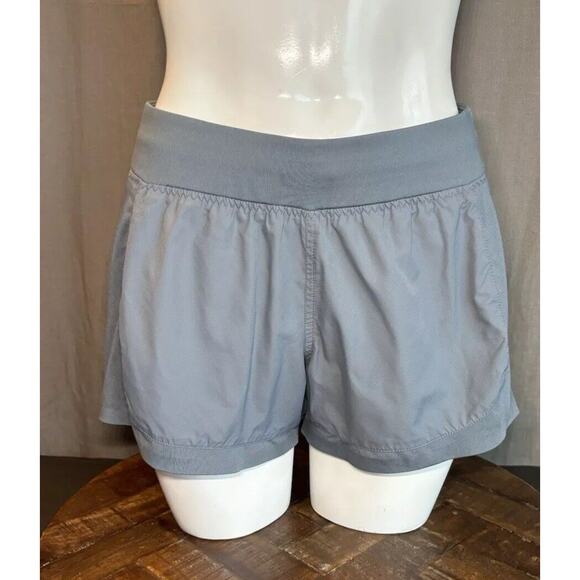 Athleta Running Shorts Grey Athletic Workout Zipper Pocket Size Xsmall - Picture 9 of 16